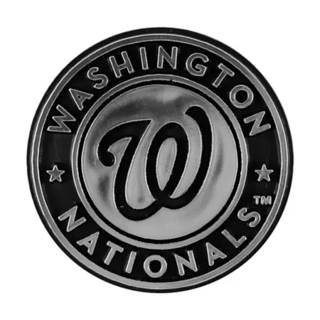 Fanmats Washington Nationals Cast Chrome Emblem Vehicle Emblems & Decals