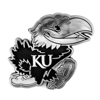 Fanmats Kansas Jayhawks Molded Chrome Emblem