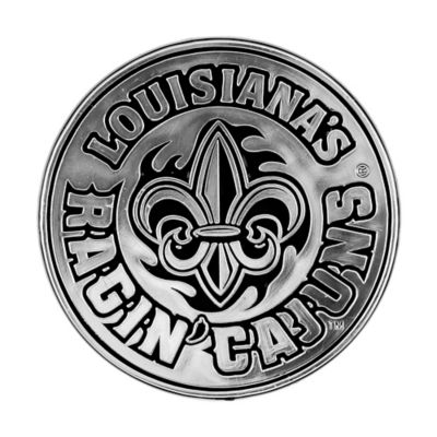 Fanmats Louisiana-Lafayette Ragin Cajuns Molded Chrome Emblem