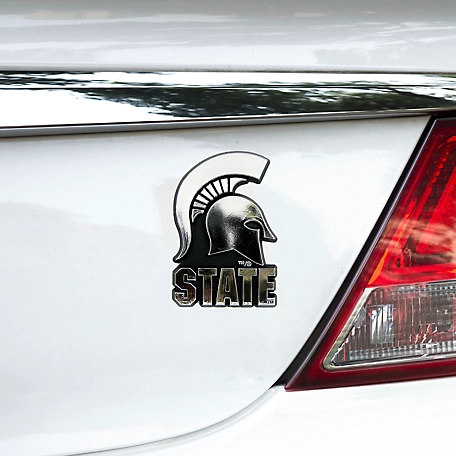 Fanmats Michigan State Spartans Molded Chrome Emblem