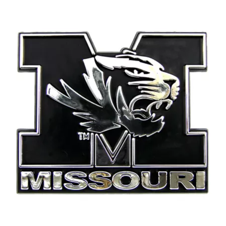 Fanmats Missouri Tigers Cast Chrome Emblem Vehicle Emblems & Decals