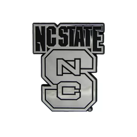 Fanmats NC State Wolfpack Cast Chrome Emblem Vehicle Emblems & Decals