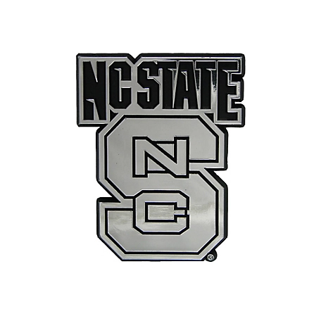 Fanmats NC State Wolfpack Molded Chrome Emblem