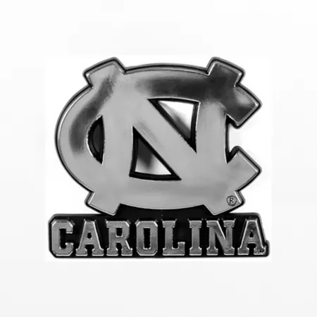 Fanmats North Carolina Tar Heels Cast Chrome Emblem Vehicle Emblems & Decals