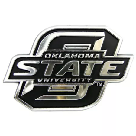 Fanmats Oklahoma State Cowboys Cast Chrome Emblem Vehicle Emblems & Decals