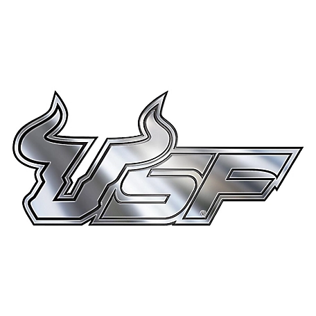 Fanmats South Florida Bulls Molded Chrome Emblem