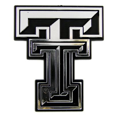 Fanmats Texas Tech Red Raiders Molded Chrome Emblem
