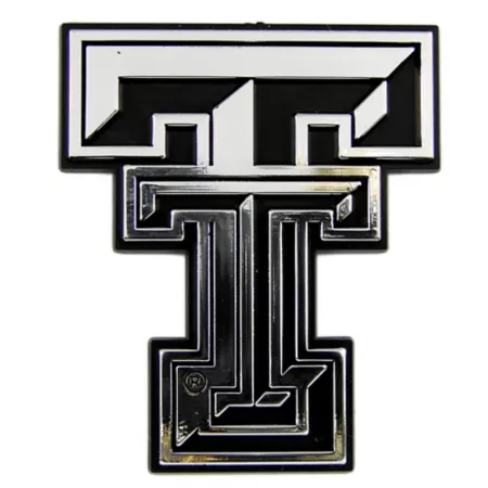 Fanmats Texas Tech Red Raiders Cast Chrome Emblem Vehicle Emblems & Decals