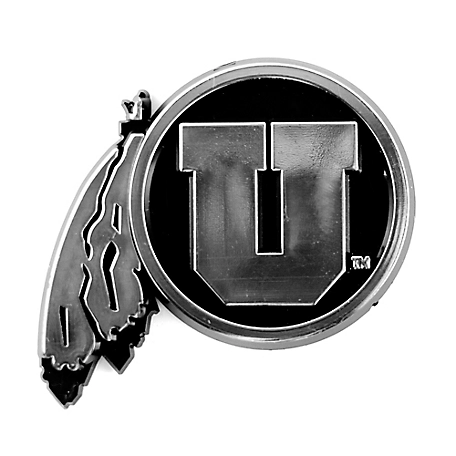 Fanmats Utah Utes Molded Chrome Emblem