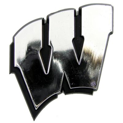 Fanmats Wisconsin Badgers Molded Chrome Emblem
