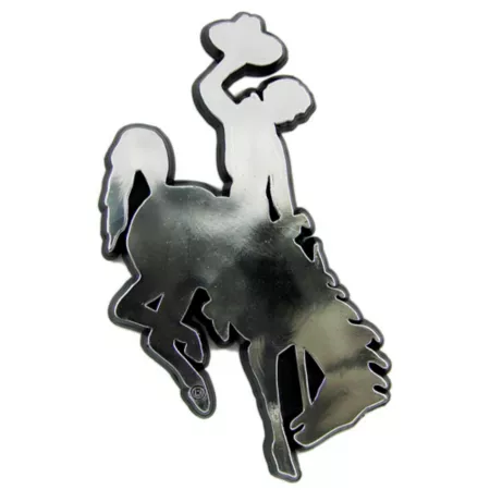 Fanmats Wyoming Cowboys Cast Chrome Emblem Vehicle Emblems & Decals