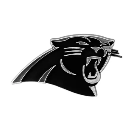 Fanmats Carolina Panthers Cast Chrome Emblem Vehicle Emblems & Decals