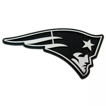 Fanmats New England Patriots Cast Chrome Emblem Vehicle Emblems & Decals