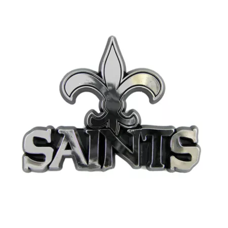 Fanmats New Orleans Saints Cast Chrome Emblem Vehicle Emblems & Decals