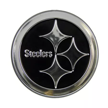 Fanmats Pittsburgh Steelers Cast Chrome Emblem Vehicle Emblems & Decals