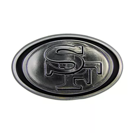 Fanmats San Francisco 49ers Cast Chrome Emblem Vehicle Emblems & Decals