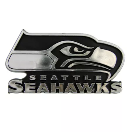 Fanmats Seattle Seahawks Cast Chrome Emblem Vehicle Emblems & Decals