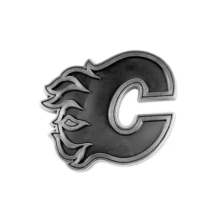 Fanmats Calgary Flames Cast Chrome Emblem Vehicle Emblems & Decals