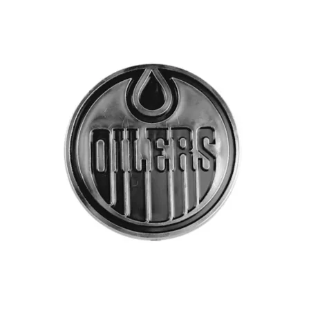 Fanmats Edmonton Oilers Cast Chrome Emblem Vehicle Emblems & Decals