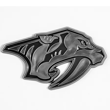 Fanmats Nashville Predators Cast Chrome Emblem Vehicle Emblems & Decals