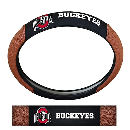 Fanmats Ohio State Buckeyes Sports Grip Steering Wheel Cover
