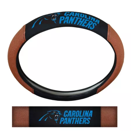 Fanmats Carolina Panthers Sports Grip Steering Wheel Cover Steering Wheel Covers