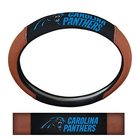 Fanmats Carolina Panthers Sports Grip Steering Wheel Cover