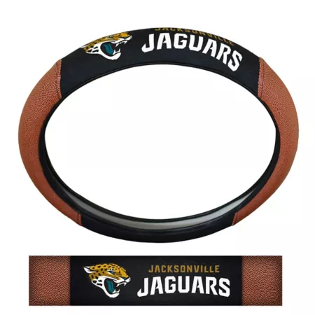 Fanmats Jacksonville Jaguars Sports Grip Steering Wheel Cover Steering Wheel Covers