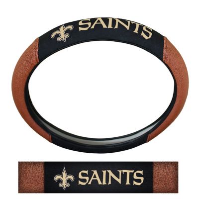 Fanmats New Orleans Saints Sports Grip Steering Wheel Cover