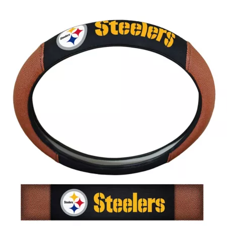 Fanmats Pittsburgh Steelers Sport Grip Steering Wheel Cover Steering Wheel Covers