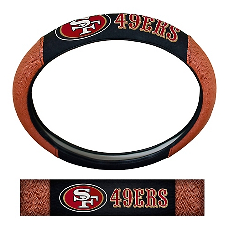 Fanmats San Francisco 49ers Sports Grip Steering Wheel Cover