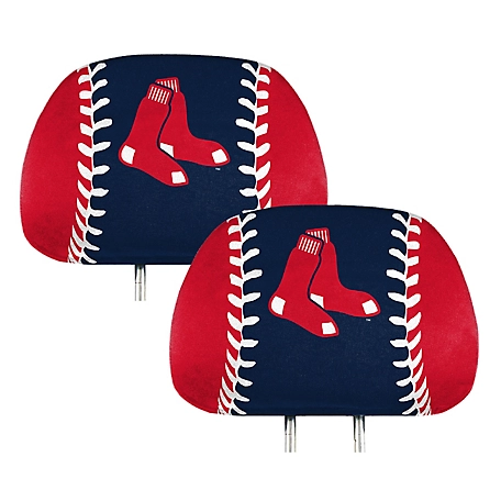 Fanmats Boston Red Sox Printed Headrest Covers, 2-Pack