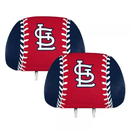 Fanmats St Louis Cardinals Printed Headrest Covers 2-Pack Seat Covers