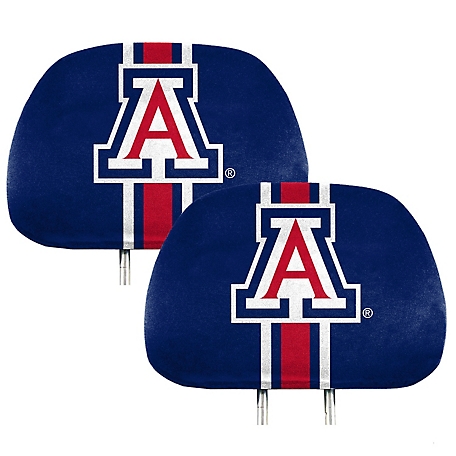 Fanmats Arizona Wildcats Printed Headrest Covers, 2-Pack