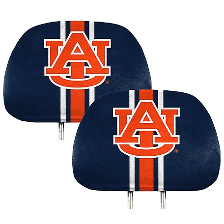 Fanmats Auburn Tigers Printed Headrest Covers, 2-Pack