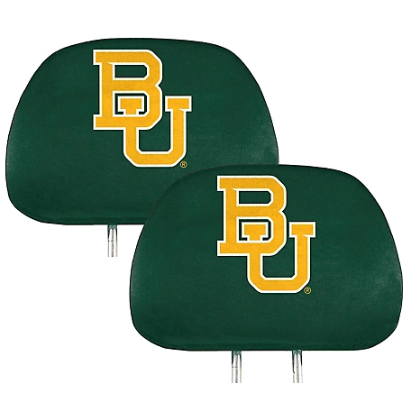 Fanmats Baylor Bears Printed Headrest Covers, 2-Pack