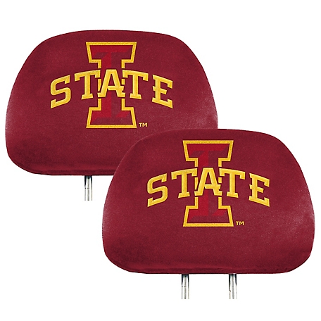 Fanmats Iowa State Cyclones Printed Headrest Covers, 2-Pack