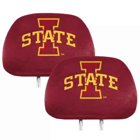 Fanmats Iowa State Cyclones Printed Headrest Covers 2-Pack Seat Covers