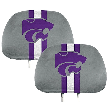 Fanmats Kansas State Wildcats Printed Headrest Covers, 2-Pack