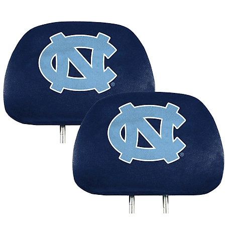 Fanmats North Carolina Tar Heels Printed Headrest Covers, 2-Pack