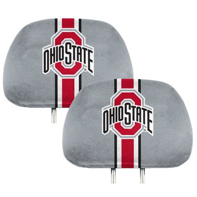 Fanmats Ohio State Buckeyes Printed Headrest Covers, 2-Pack
