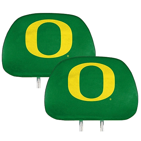Fanmats Oregon Ducks Printed Headrest Covers, 2-Pack