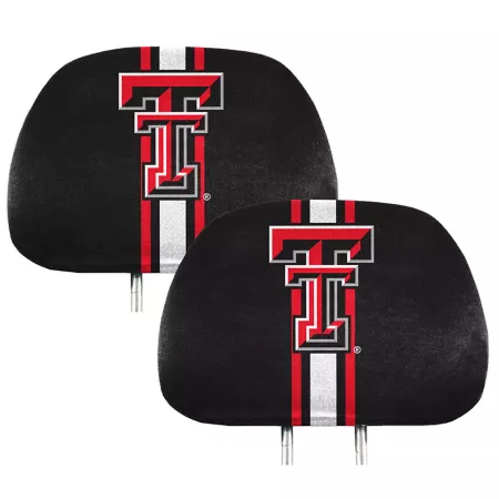 Fanmats Texas Tech Red Raiders Printed Headrest Covers 2-Pack Seat Covers