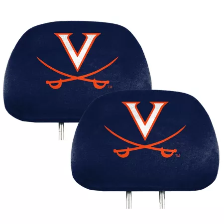 Fanmats Virginia Cavaliers Printed Headrest Covers 2-Pack Seat Covers