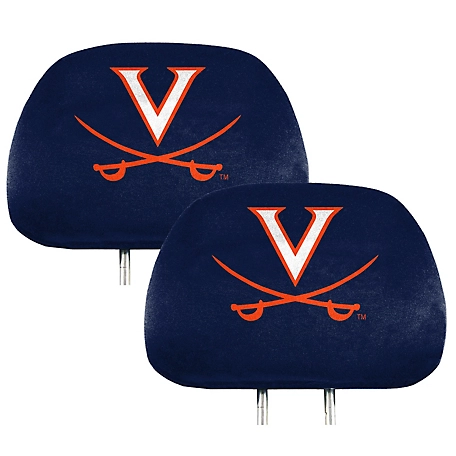 Fanmats Virginia Cavaliers Printed Headrest Covers, 2-Pack