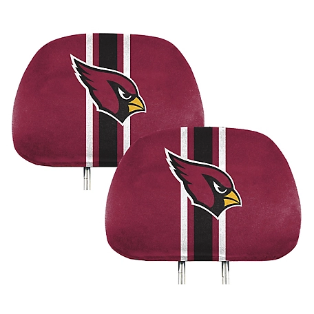 Fanmats Arizona Cardinals Printed Headrest Covers, 2-Pack
