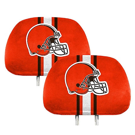 Fanmats Cleveland Browns Printed Headrest Covers, 2-Pack