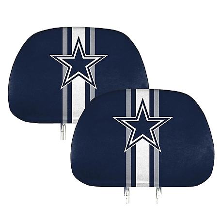 Fanmats Dallas Cowboys Printed Headrest Covers, 2-Pack