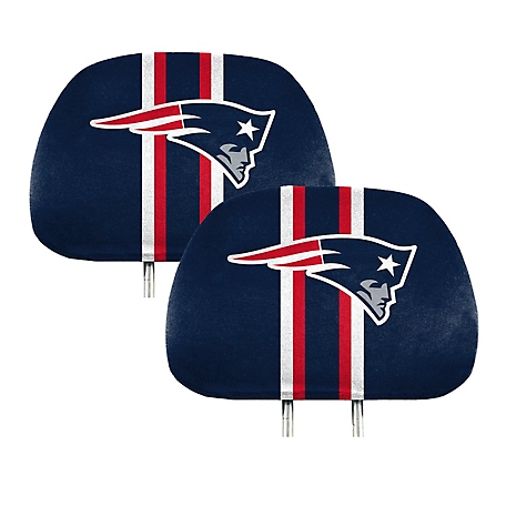 Fanmats New England Patriots Printed Headrest Covers, 2-Pack