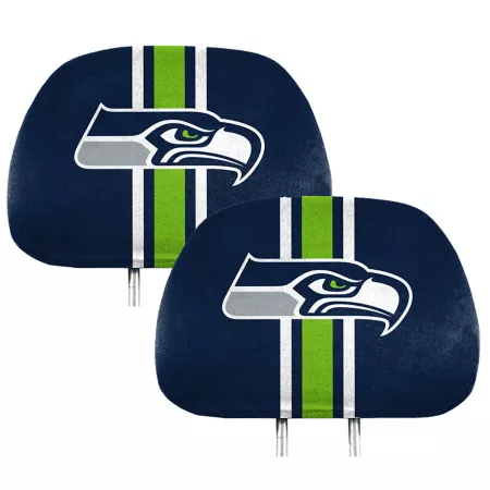 Fanmats Seattle Seahawks Printed Headrest Covers 2-Pack Seat Covers